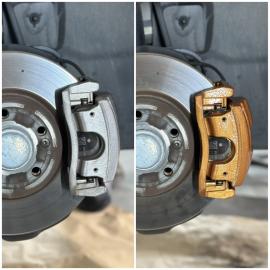 Avant / Après Etriers de freins